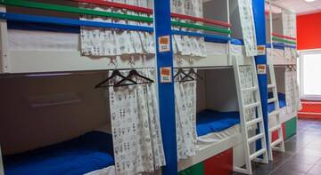 Кровать в общем четырехместном номере в Гостинице ID Hostel Rostov-on-Don